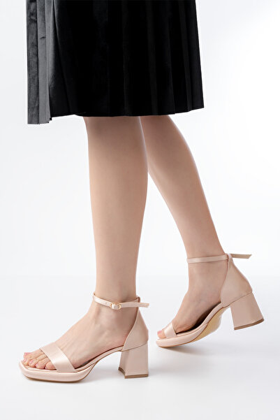 wolfcity Pantofi de damă cu toc clasic cu o singură curea cu platformă A-0-1