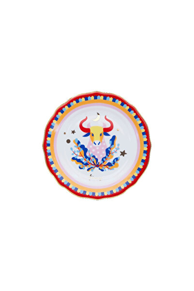 Baci Milano Zodiac Vibe Pasta Tabağı Boğa Burcu 16 cm