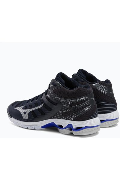 Others Tenisky Mizuno Wave Voltage Mid, Black, Unisex