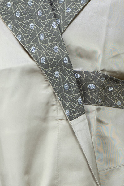 Oppland Чоловічий елегантний класичний халат Salerno з кишенями та поясом на талії