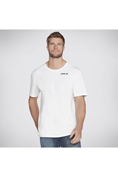 SKECHERS SKECHERS men's t-shirt DRI-RELEASE SKX TEE - M1TS274WHT