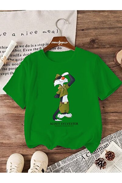 oneagılyazı Tricou supradimensionat pentru copii cu imprimeu Scout Sylvester