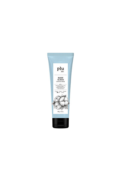 PLU Plu365 Body Scrub Cotton Musk 100gr - Pamuk Çiçekli Vücut Peelingi
