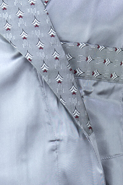 Oppland Ανδρικό κομψό κλασικό Röpteşambır Premium Poplin Verbano με τσέπες και ζώνη στη μέση