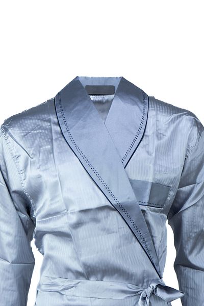 Oppland Ανδρικό κομψό κλασικό μοντέλο Röpteşambır Premium Poplin Fabric Varesa Model με τσέπη Rob με ζώνη στη μέση