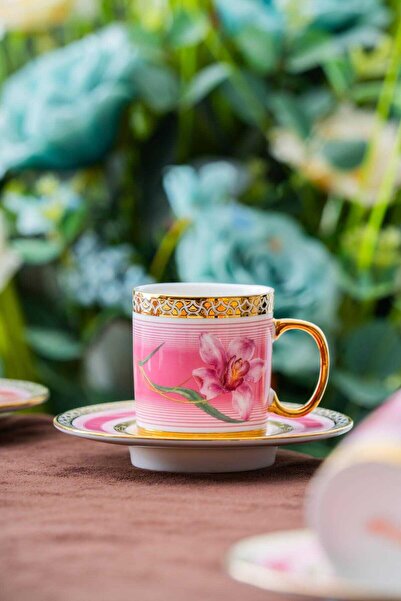 ACAR Tulip 6 Kişilik Kahve Fincanı Takımı - 90 ml