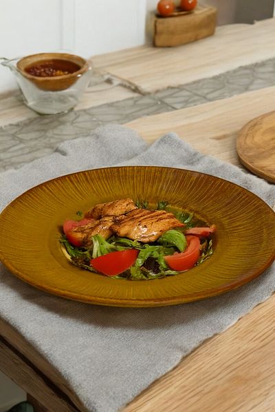 İREA PORSELEN Zenith Savana 28cm Porcelain Pasta Plate and Salad Plate