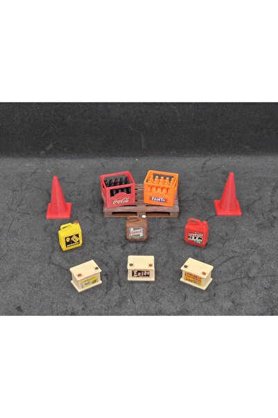 İLKA HOBİ 1:18 & 1/24 Ölçek Uyumlu Diecast Diorama Garaj Tamirhane Mini Set 1...
