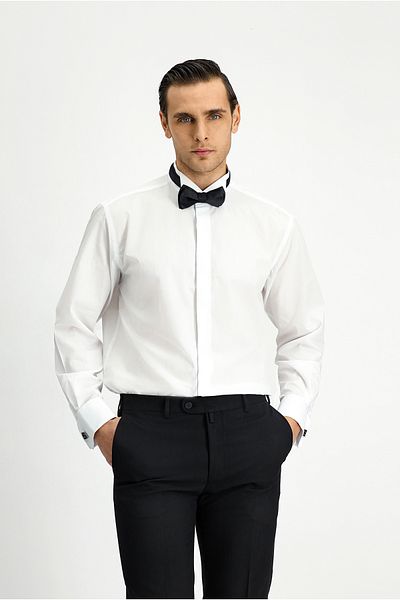 Kiğılı Classic Horse Collar Cotton Shirt