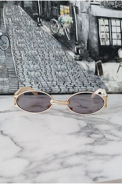 Byc polo Cp117 Cream Elegant Stylish Unisex Glasses..