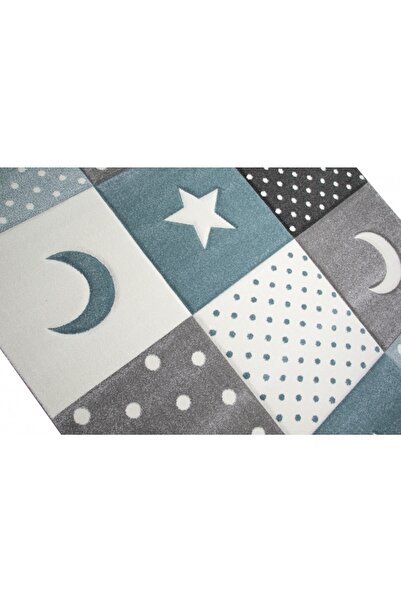 Merinos Carpet, Pastel Kids 20340 293-blue 160 X 230 Cm, Carpet Thickness 13 Mm