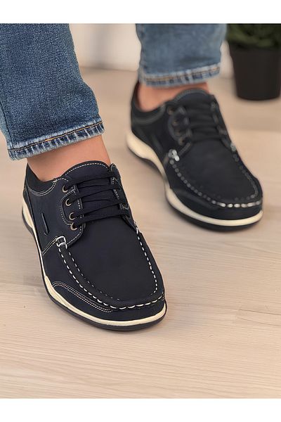 OXİ Pantofi de vară pentru bărbați din piele naturală Ayakkabix Tems