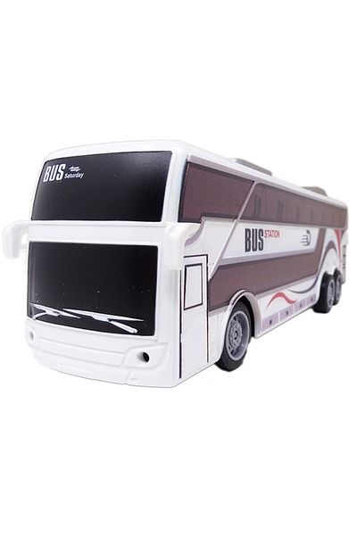 Salamandra SALAMANDRA KIDS® Plastic Toy Bus with Full Function Remote Control, White