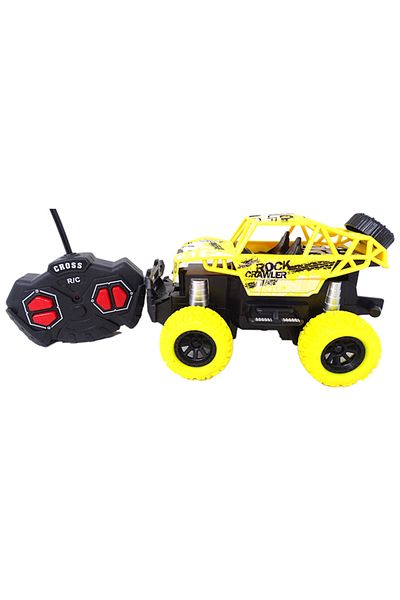 Salamandra Salamandra Kids® Remote Control Car, 2WD Suspension, Off Road, 1:30 Scale, 2.4GHz, Yellow