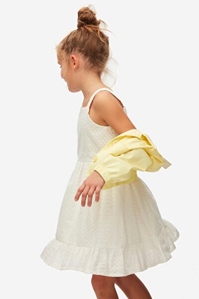 NK 04-08 Age Girl White Angel Dress - White