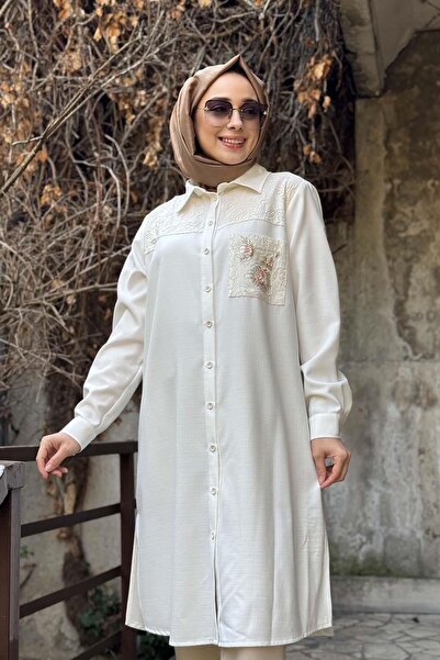 FUAT GÜRSEN Fuat Gürşen Tunic 25Y-1333.E Ecru
