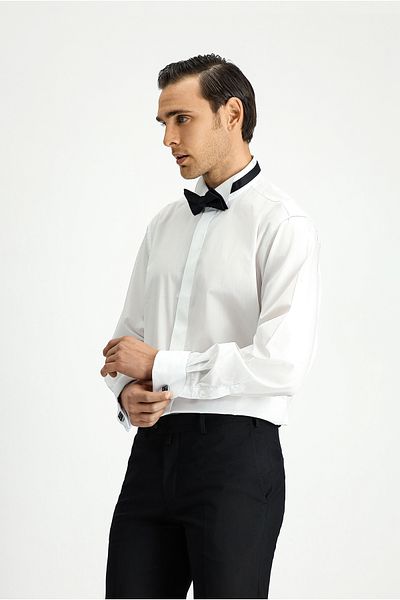 Kiğılı Classic Horse Collar Cotton Shirt
