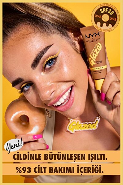NYX Professional Makeup Buttermelt Glaze Işıltılı Nemlendirici Tint - 02 Vanilla Bean Butta