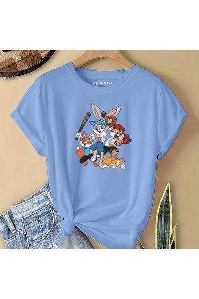BENROMA 1 tricou este un cadou pentru achiziții de 6 și mai sus în coș - tricou pentru copii cu imprimeu de baseball