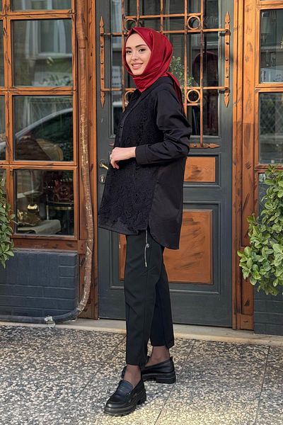 FUAT GÜRSEN Fuat Gürşen Tunic 25Y-3363-1 Black