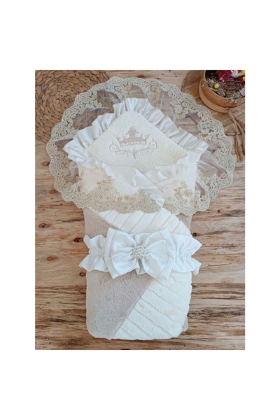 Narnuga MİRAYLİFE الوليد الصوف الصوف النسيج تاج مطرز جبر الحجاب القوس بريزم ح...