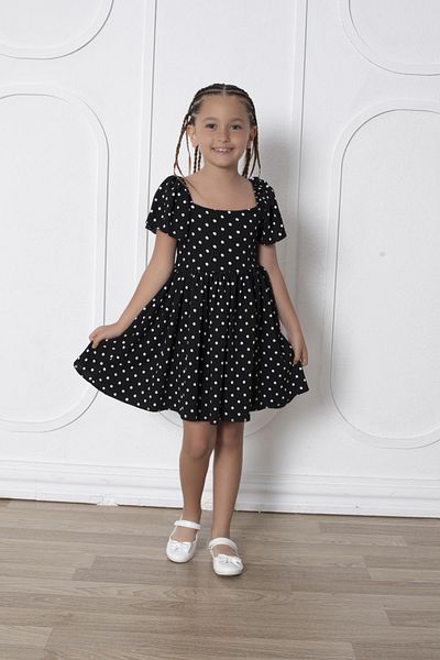 Neslice in İstanbul Neslice in Istanbul Girl's White Polka Dot Dress