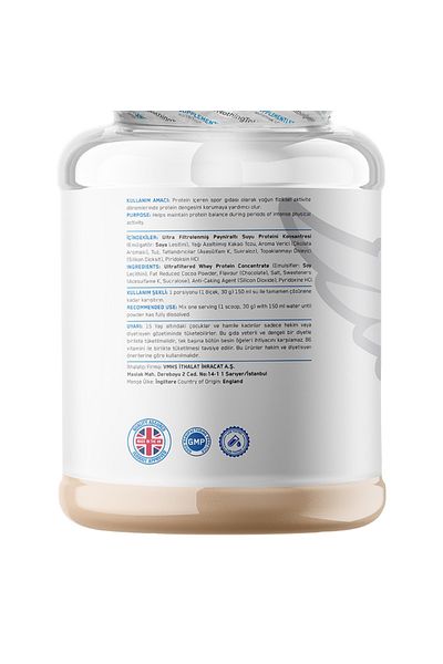 Supplementler Whey Protein 1000 g - Chocolate