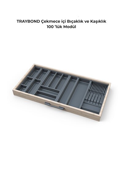 tify Drawer Cutlery and Knife Holder Organizer Antresit, 94X48 Side and 4cm Height Can Be Cut