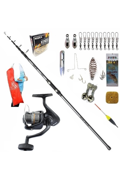 Okuma 420cm 100-200gr Alaris Okuma Rv-55 Revenger Profesyonel Surf Sazan Kıyı Olta Takımı Seti