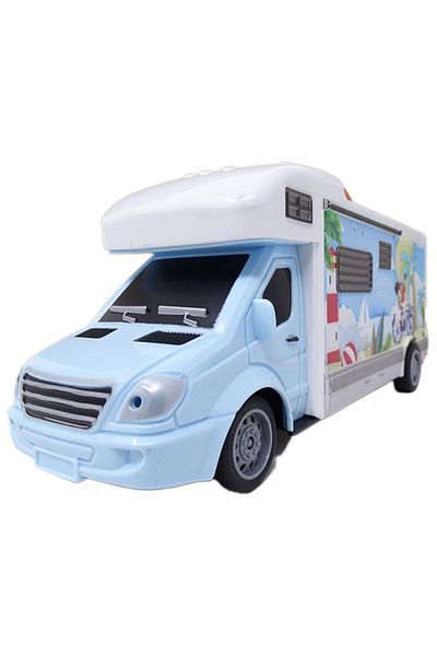 Salamandra SALAMANDRA KIDS® Full-Function Remote Control Plastic Toy Caravan, White/Blue