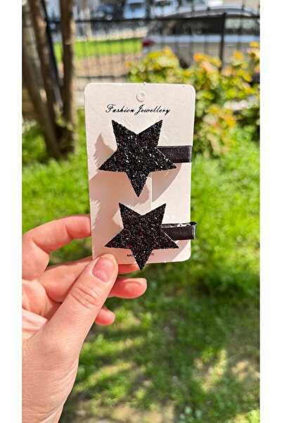 Toka Perisi Kız Bebek Parlak Simli Yıldız Klips Toka