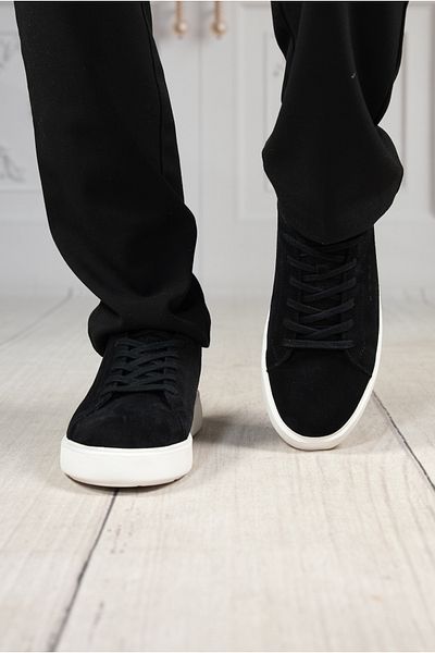 DAXİS Sportwear Company Pantofi cu șireturi din piele naturală pentru bărbați - Pantofi pentru bărbați din piele intoarsa