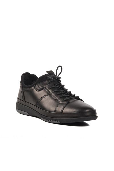 AYAKMOD 4K0633-418 m Black Genuine Leather Men's Casual Shoes