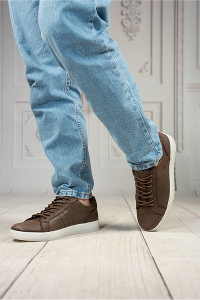 DAXİS Sportwear Company Δερμάτινα ανδρικά παπούτσια με κορδόνια