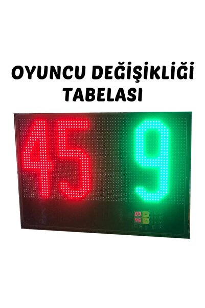 SANEC Profesyonel Hakem Oyuncu Değişikliği Tabelası