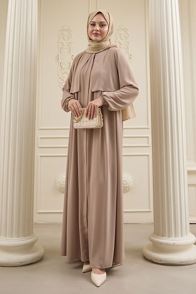 InStyle Bolero Detaliat Bej Ferace