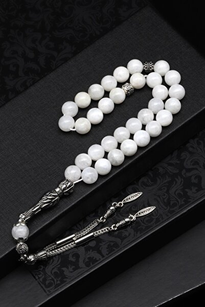 Alibaba Doğaltaş Rozariu din piatra de luna piatra naturala 8 mm taietura glob