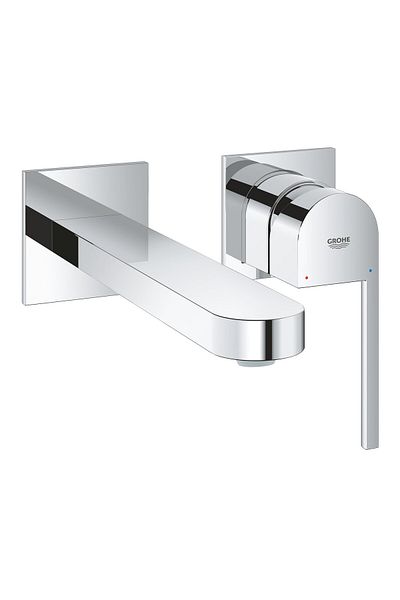 Grohe Baterie lavoar Grohe Plus 29306003, montare perete, aerator, pipa 200 mm, necesita set fixare, Crom
