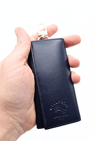 willpolo Breloc cu cârlig pentru cureaua de punte înaltă din piele de vițel a...