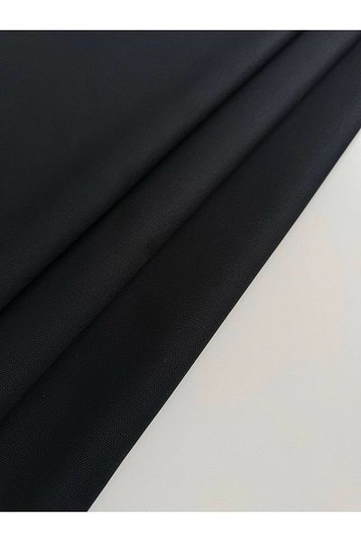 Niks Home Μαύρο λινό Punch Duck Cloth - Κάλυμμα τραπεζιού μαξιλαριού (50X140 CM)