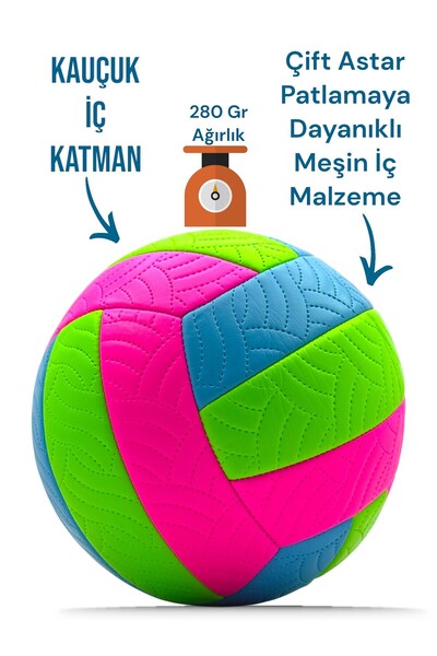 İMVULA Soft Volleyball Ball - for Indoor and Outdoor Use