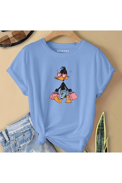 BENROMA 1 tricou este un cadou pentru achiziții de 6 și mai sus în coș - Tricou pentru copii Duck Printed