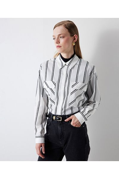 İpekyol Ecru Woven Shirt