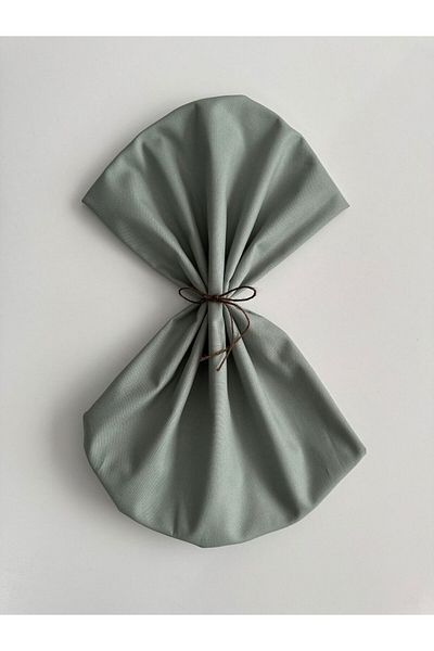 Niks Home Duck Cloth |   Linen Punch Fabric |   Throw Pillow - Table Cloth - Runner |   Mint Green (50X140 cm)
