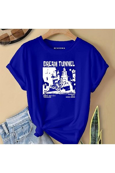 BENROMA 1 tricou este un cadou pentru achiziții de 6 și mai sus în coș - Tricou pentru copii cu imprimeu Dream Tunnel