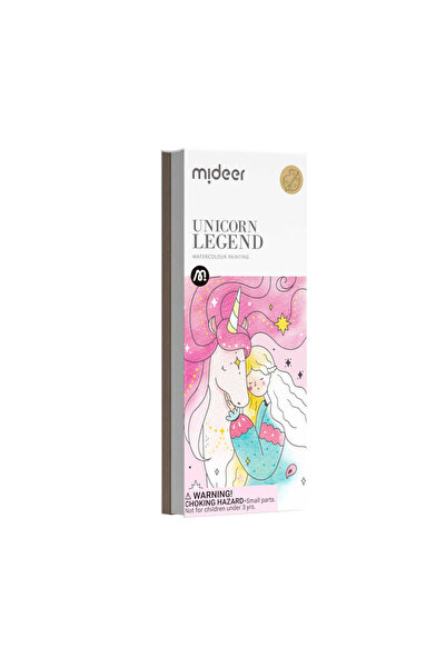 Floopy Carte de colorat cu desene, include pensula de pictat si acuarele, Uni...