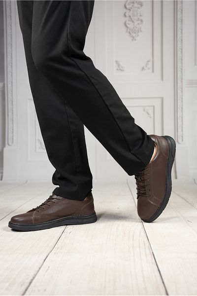 DAXİS Sportwear Company Δερμάτινα ανδρικά παπούτσια με κορδόνια