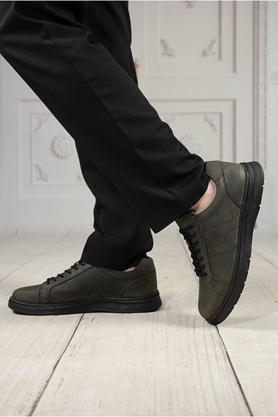 DAXİS Sportwear Company Δερμάτινα ανδρικά παπούτσια με κορδόνια
