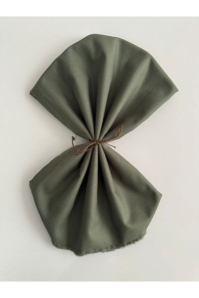 Niks Home Duck Cloth |   Linen Punch Fabric |   Throw Pillow - Table Cloth - Runner |   Khaki (50X140 cm)