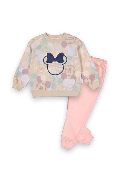 baby flamindo Baby Flamindo Mic Silvery Buckle Printed 2 Thread Girl's Tracksuit Set